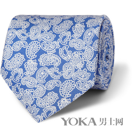 Emma Willis Paisley-Print Woven-Silk Tie £127.82 / Approx. ¥1,341 